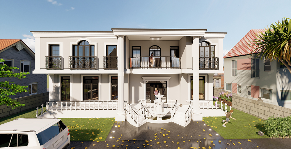 Klasik Cepheli Modern Villa Projesi